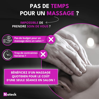 Masseur Cervical Chauffant Shiatsu | Coussin Electrique  De Massage Relaxation Intense Des Douleurs Cervicales, Collier Massant Nuque Et Cou, Ideal Cadeau Homme Et Femme