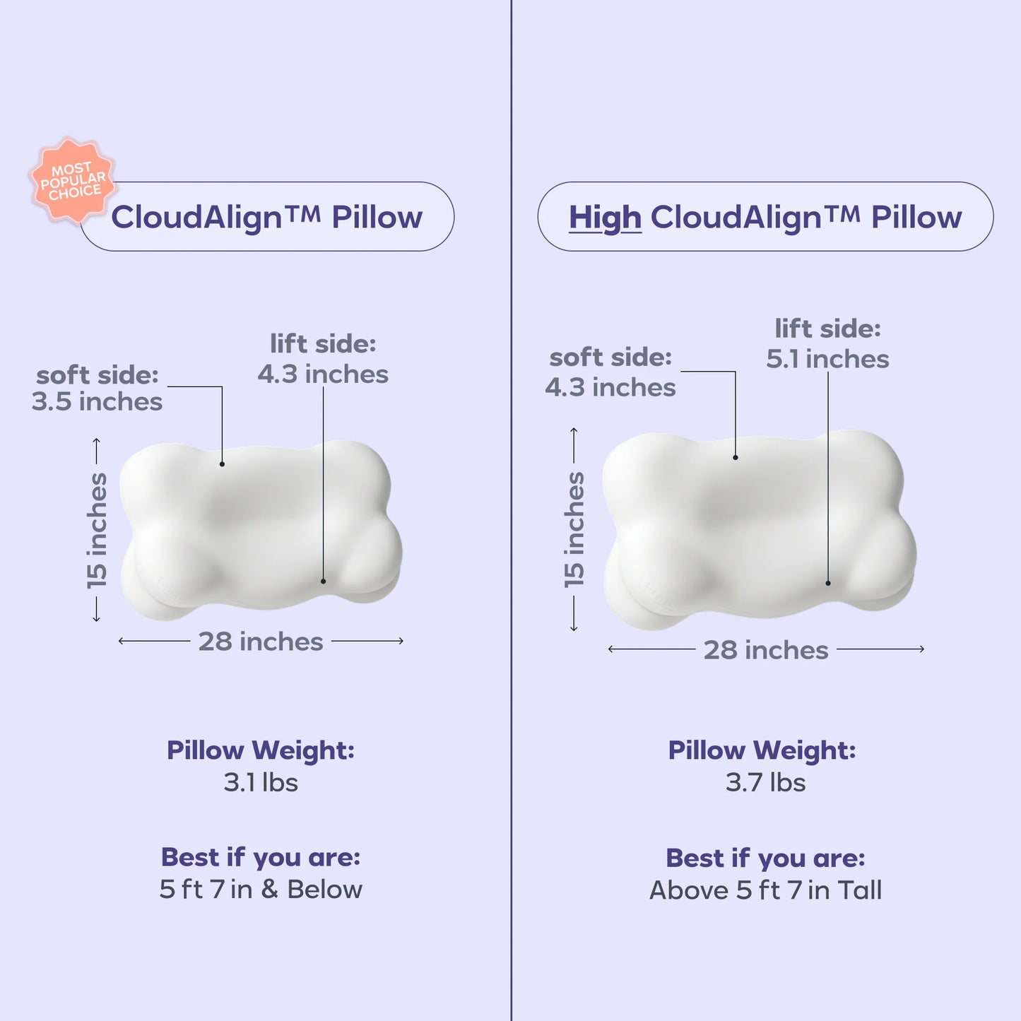 Cloudalign™ Pillow